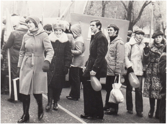 7 ноября 1980 г. Фото из архива А. Полевикова (И-802)